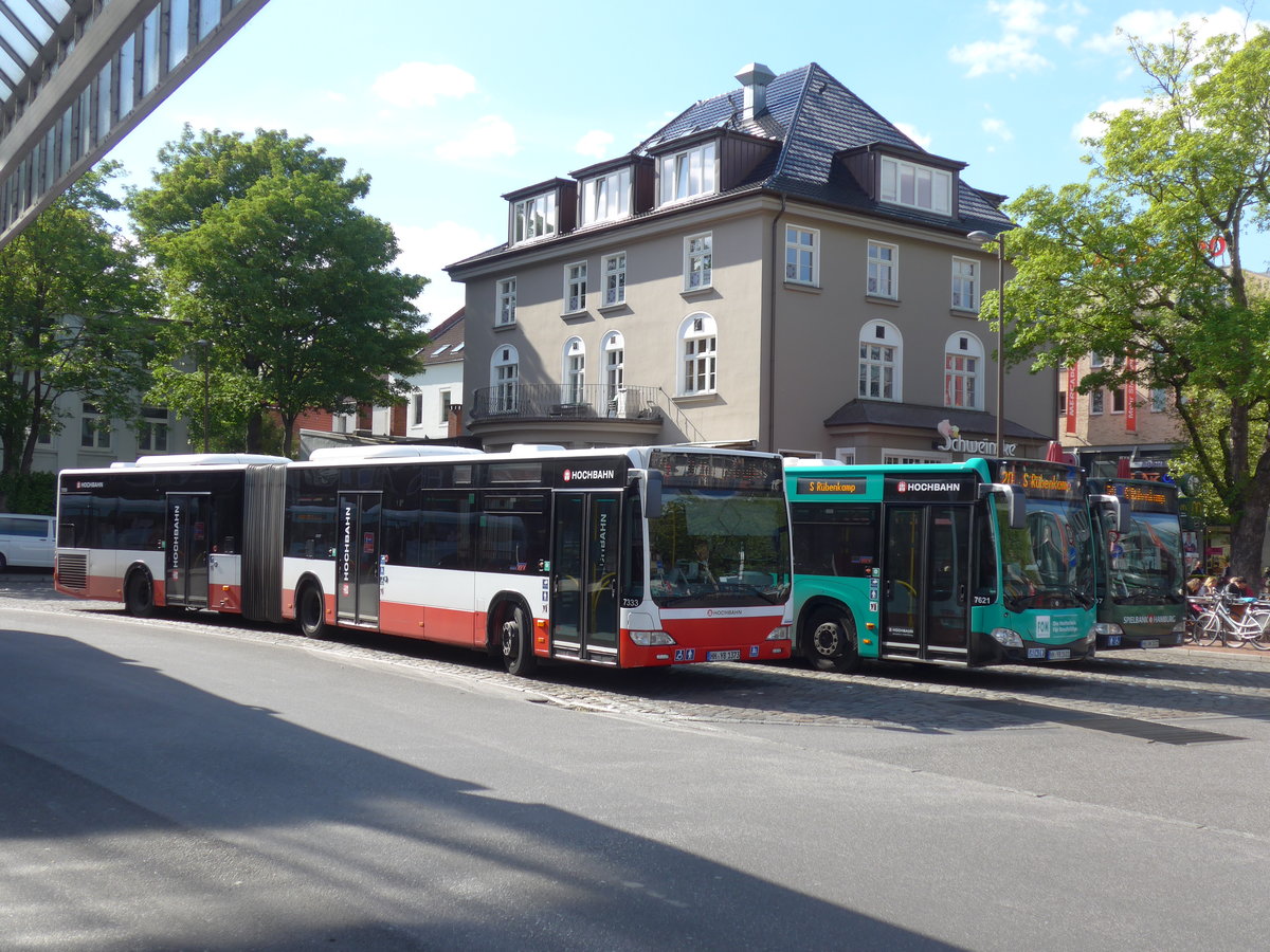 (204'973) - HHA Hamburg - Nr. 7333/HH-YB 1373 - Mercedes am 11. Mai 2019 beim Bahnhof Hamburg Altona