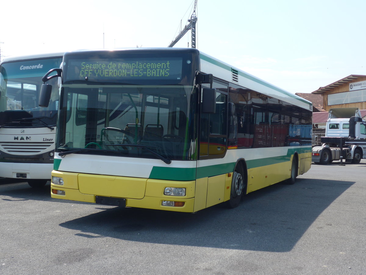 (205'370) - transN, La Chaux-de-Fonds - Nr. 201 - MAN (ex TN Neuchtel Nr. 201) am 25. Mai 2019 in Kerzers, Interbus