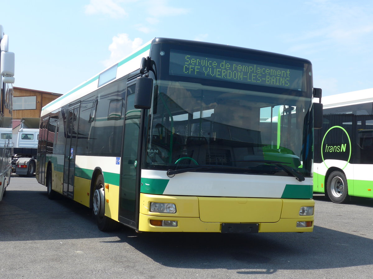(205'371) - transN, La Chaux-de-Fonds - Nr. 201 - MAN (ex TN Neuchtel Nr. 201) am 25. Mai 2019 in Kerzers, Interbus
