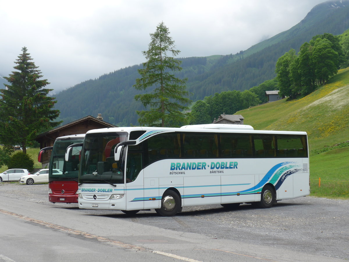 (206'405) - Brander, Btschwil + Dobler, Bretswil - SG 3777 - Mercedes am 15. Juni 2019 in Elm, Sportbahnen