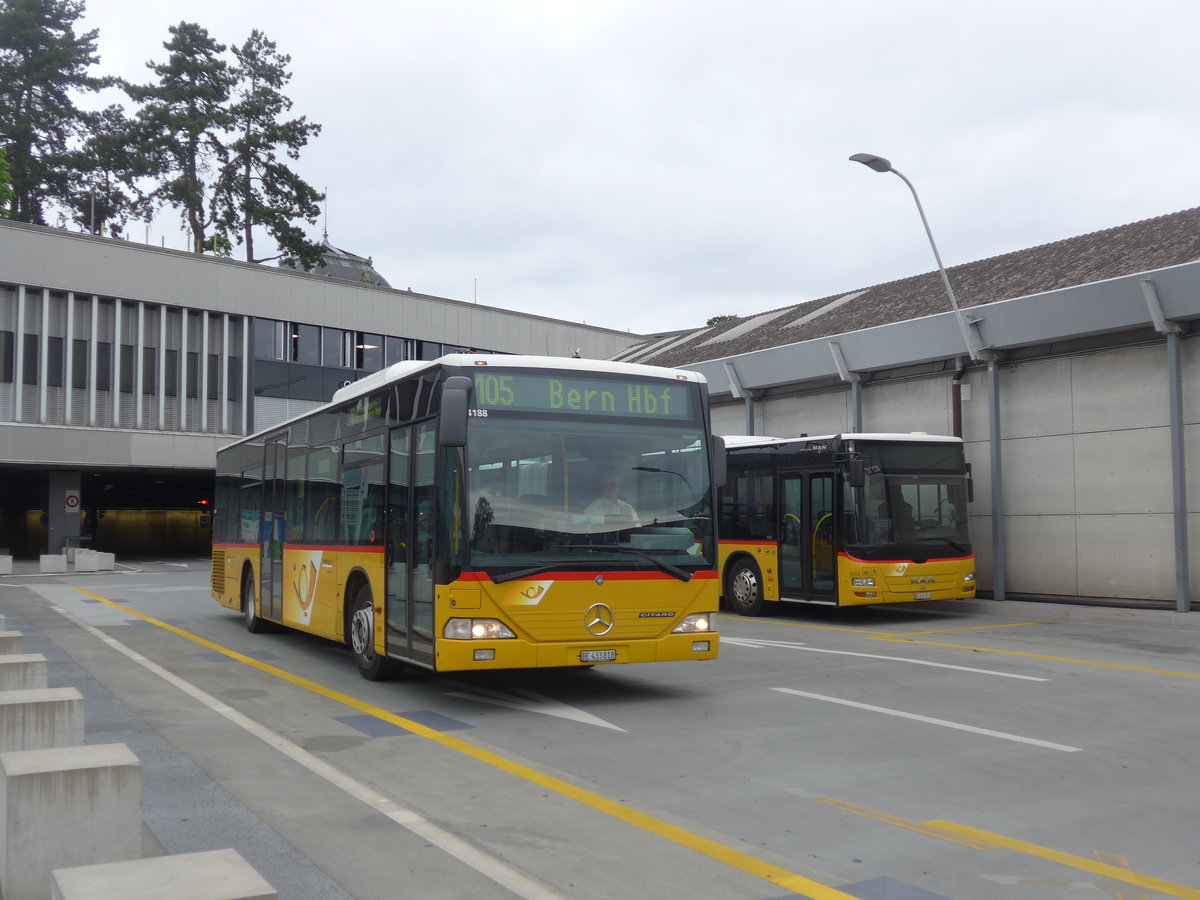 (206'469) - Steiner, Ortschwaben - Nr. 9/BE 433'818 - Mercedes am 22. Juni 2019 in Bern, Postautostation