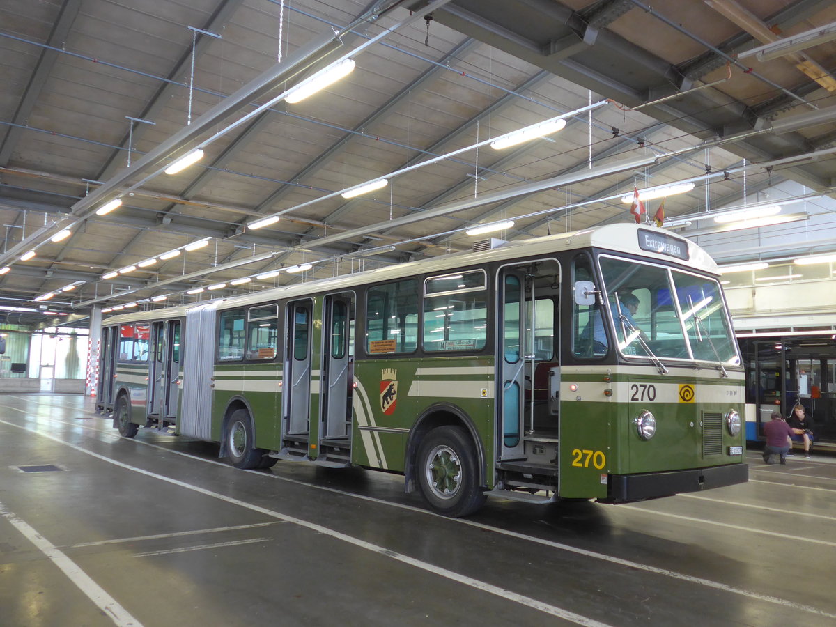 (206'505) - SVB Bern (Bernmobil historique) - Nr. 270/BE 113'270 - FBW/SWS-Gangloff am 22. Juni 2019 in Luzern, Depot VBL