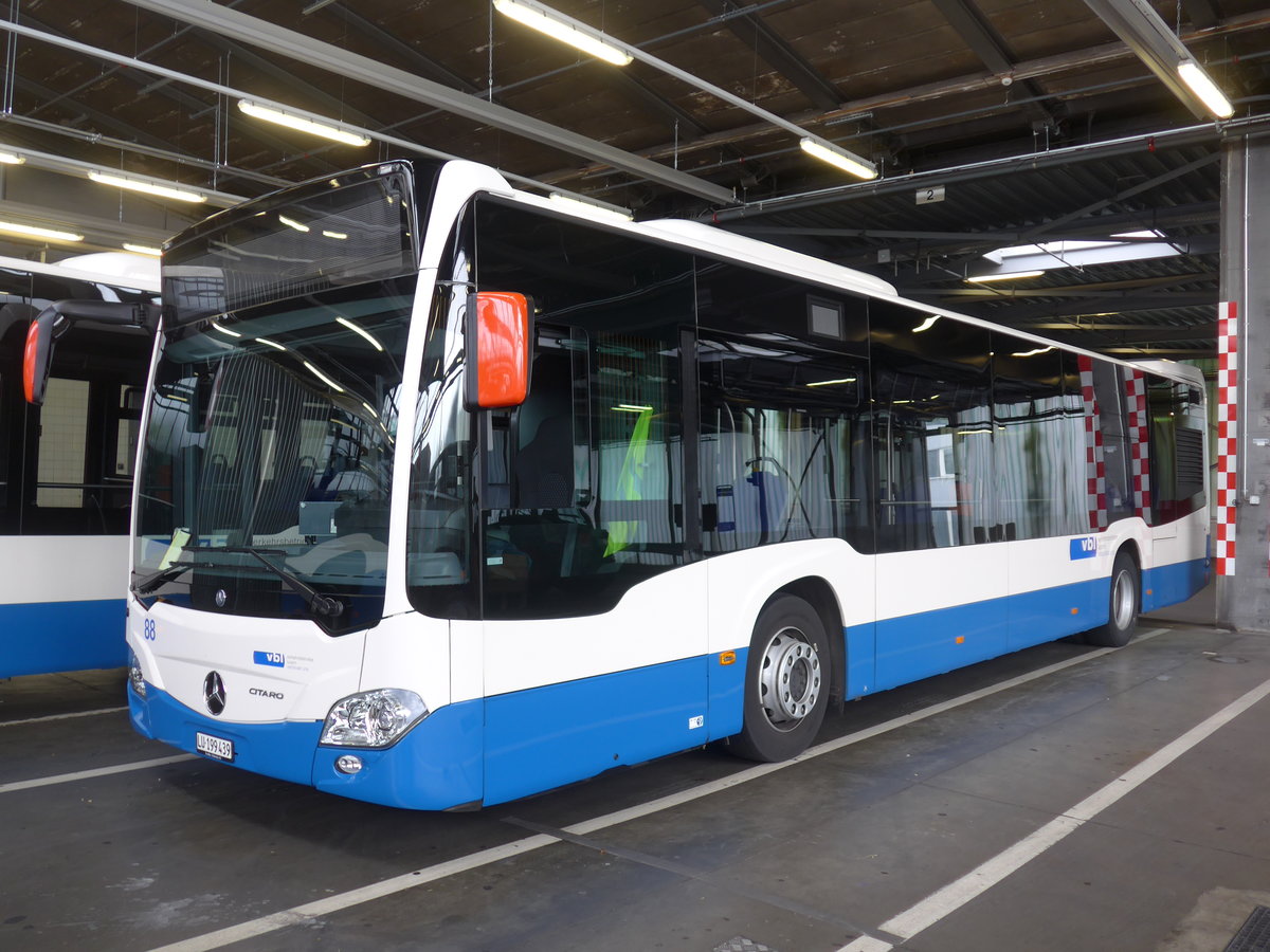 (206'539) - VBL Luzern - Nr. 88/LU 199'439 - Mercedes am 22. Juni 2019 in Luzern, Depot