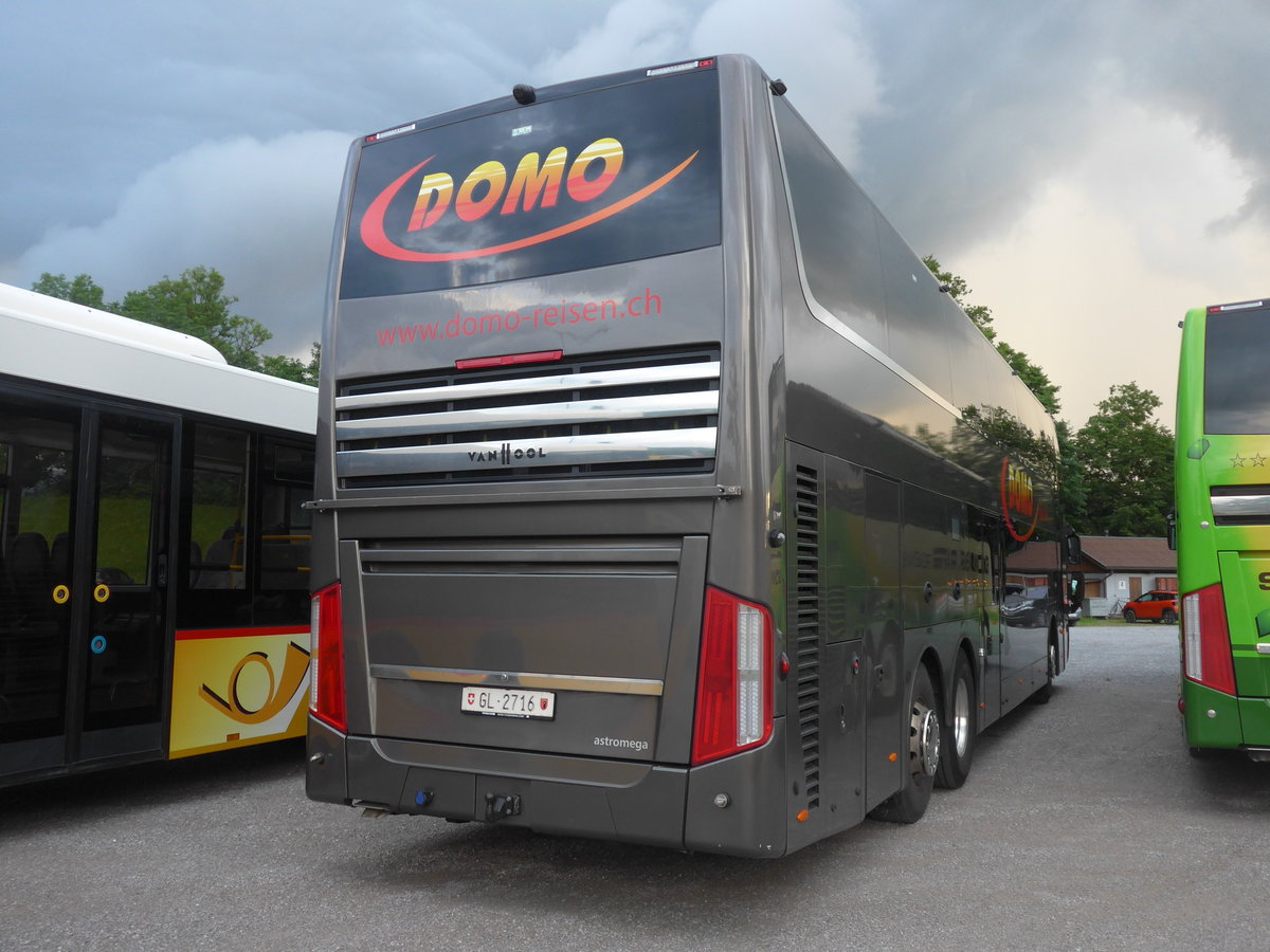 (206'652) - Domo, Glattbrugg - GL 2716 - Van Hool am 22. Juni 2019 in Thun, Kleine Allmend