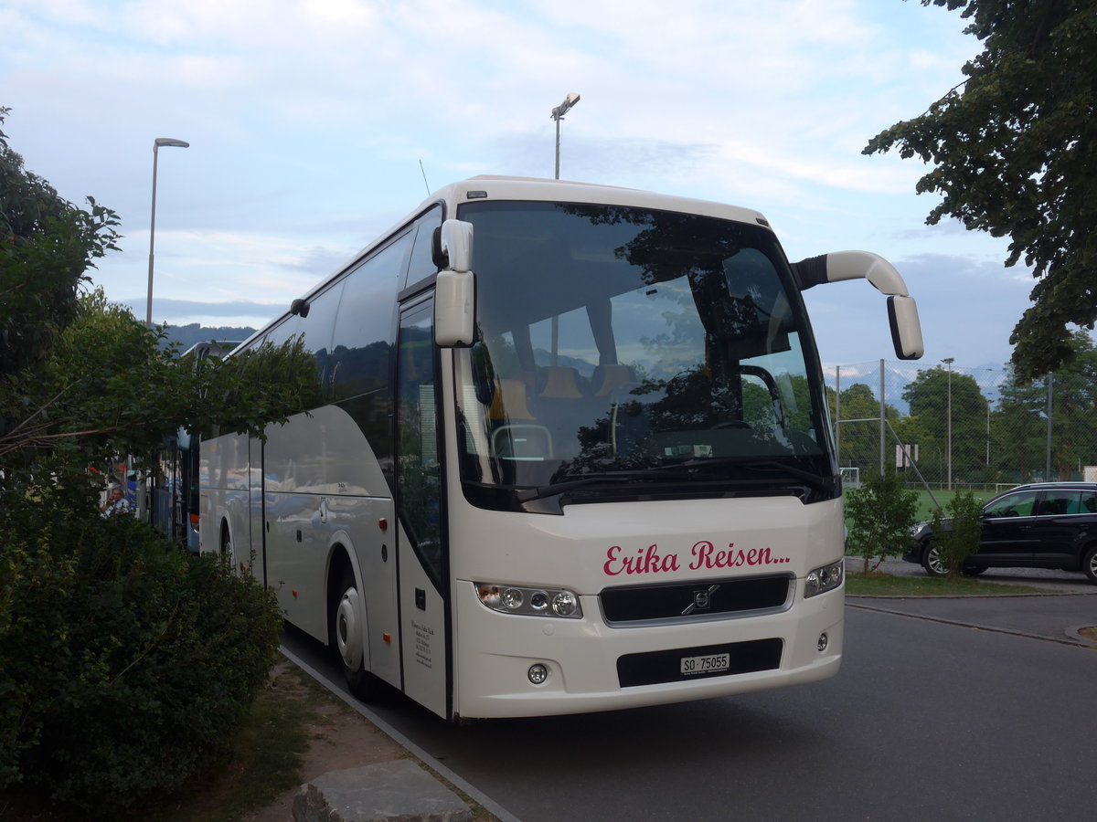 (207'999) - Erika-Reisen, Meltingen - SO 75'055 - Volvo am 20. Juli 2019 in Thun, Strandbad