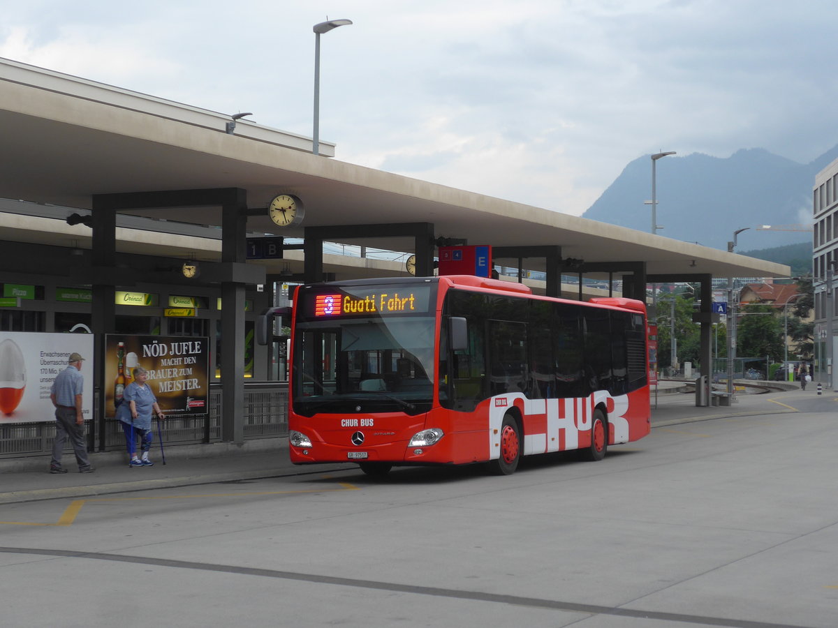 (208'013) - SBC Chur - Nr. 17/GR 97'517 - Mercedes am 21. Juli 2019 beim Bahnhof Chur