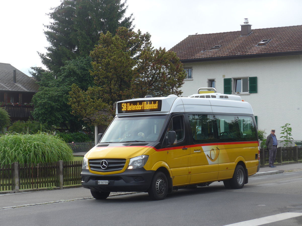 (208'187) - Ldi, Uetendorf - BE 561'504 - Mercedes am 29. Juli 2019 in Thun-Lerchenfeld, Endstation
