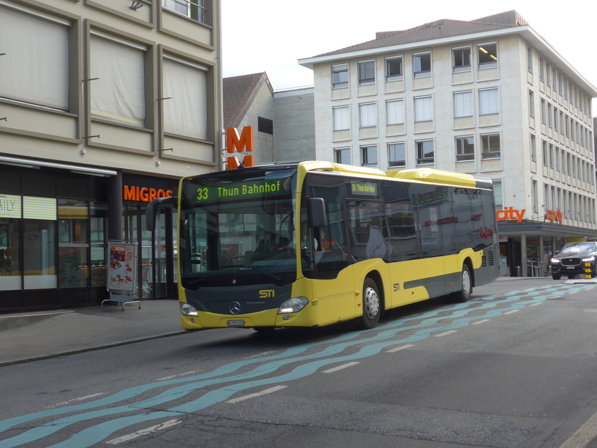 (208'497) - STI Thun - Nr. 157/BE 752'157 - Mercedes am 5. August 2019 in Thun, Marktgasse