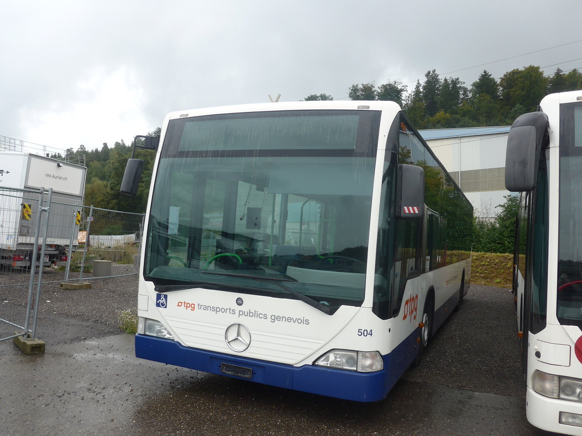 (209'430) - Globe-Limo, Genve - Nr. 504 - Mercedes (ex TPL Lugano Nr. 8) am 8. September 2019 in Kloten, EvoBus