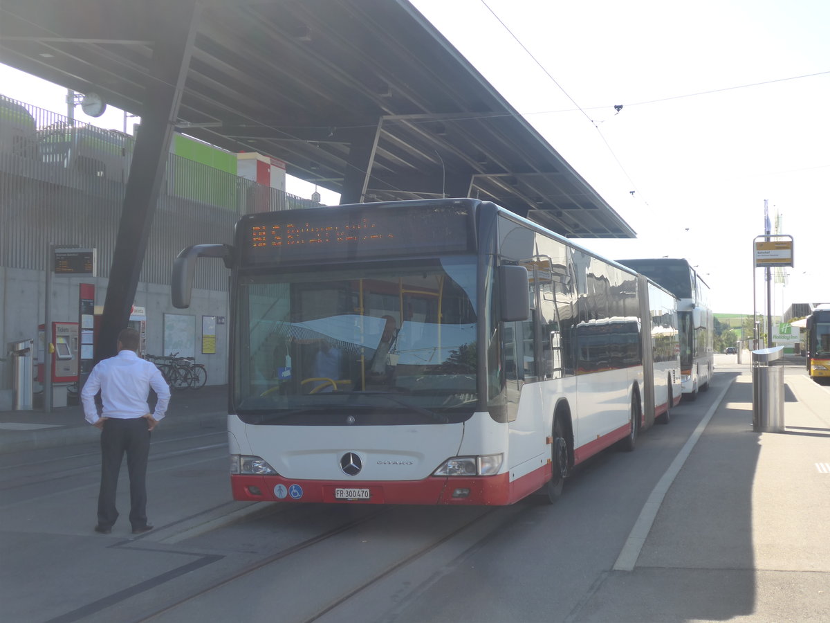 (209'653) - Intertours, Domdidier - FR 300'470 - Mercedes (ex Zeretzke, D-Castrop-Rauxel Nr. 43) am 15. September 2019 beim Bahnhof Bern Brnnen Westside