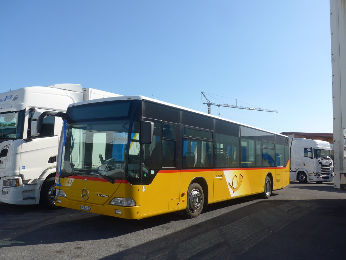 (209'686) - Jenal, Samnaun - GR 57'830 - Mercedes (ex PostAuto Nordschweiz) am 15. September 2019 in Kerzers, Interbus