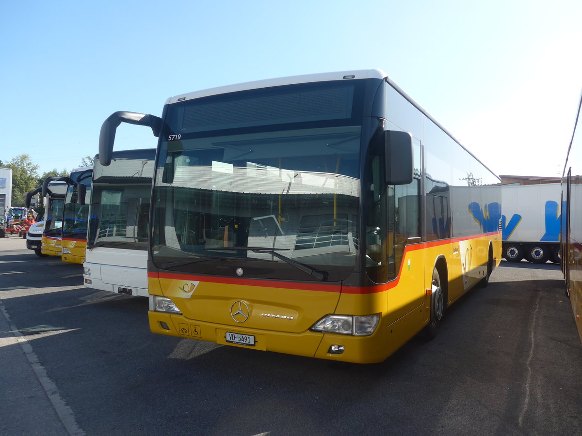 (209'690) - Faucherre, Moudon - VD 5491 - Mercedes am 15. September 2019 in Kerzers, Interbus