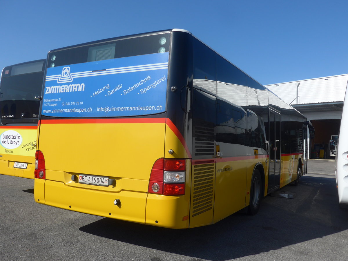 (209'696) - PostAuto Bern - Nr. 4/BE 416'004 - MAN (ex Klopfstein, Laupen Nr. 4) am 15. September 2019 in Kerzers, Interbus