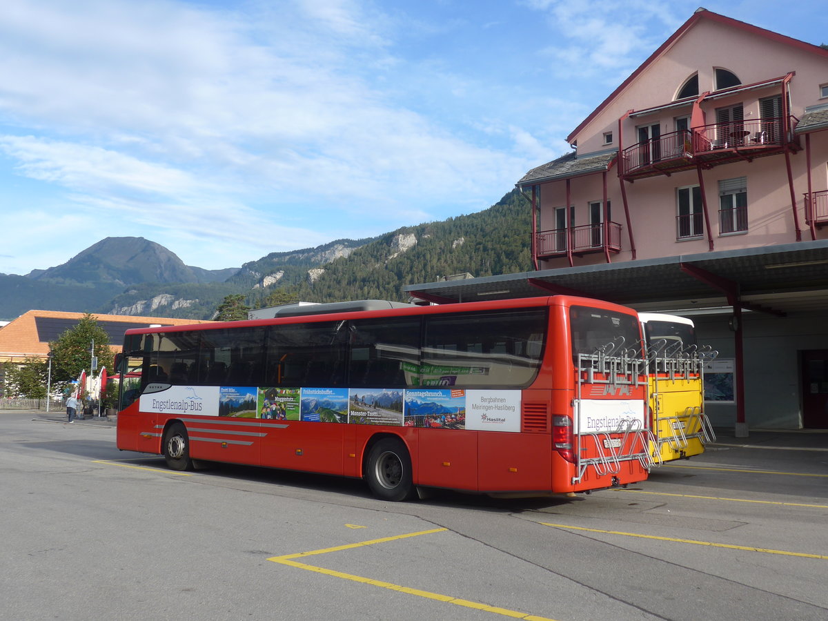 (209'736) - AFA Adelboden - Nr. 24/BE 26'701 - Setra am 22. September 2019 in Meiringen, Postautostation (Einsatz PostAuto fr Engstlenalp-Bus)