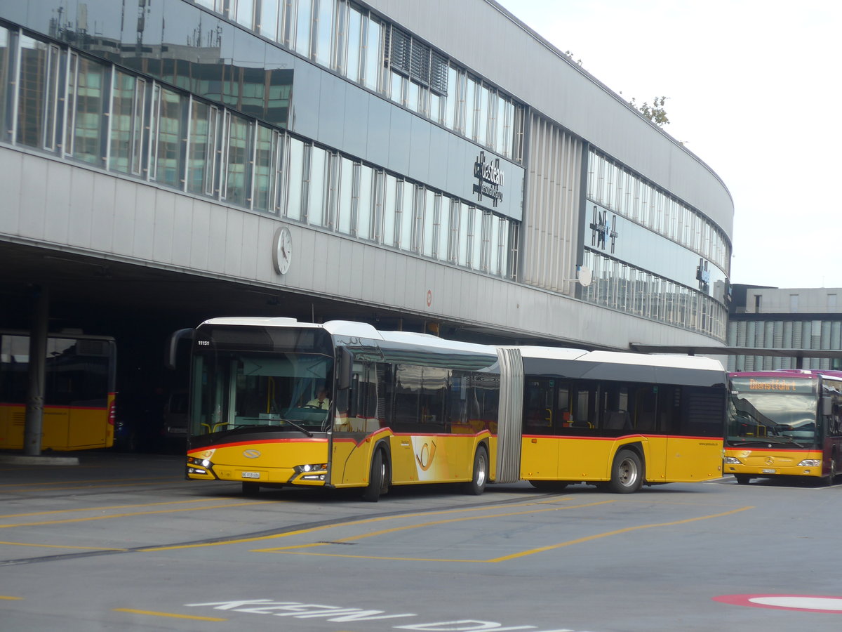 (210'280) - PostAuto Bern - 686/BE 818'686 - Solaris am 12. Oktober 2019 in Bern, Postautostation