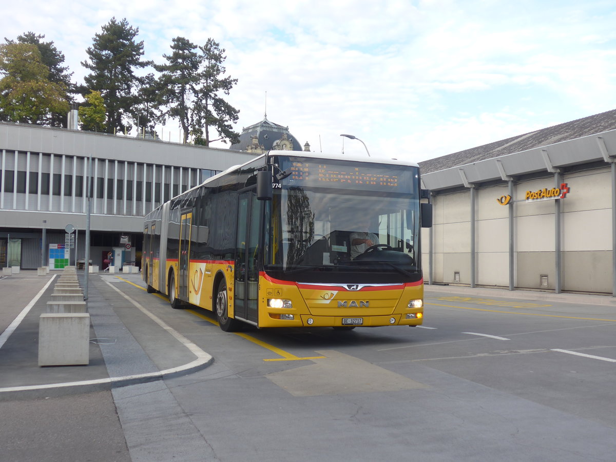 (210'294) - Steiner, Ortschwaben - Nr. 6/BE 32'717 - MAN am 12. Oktober 2019 in Bern, Postautostation