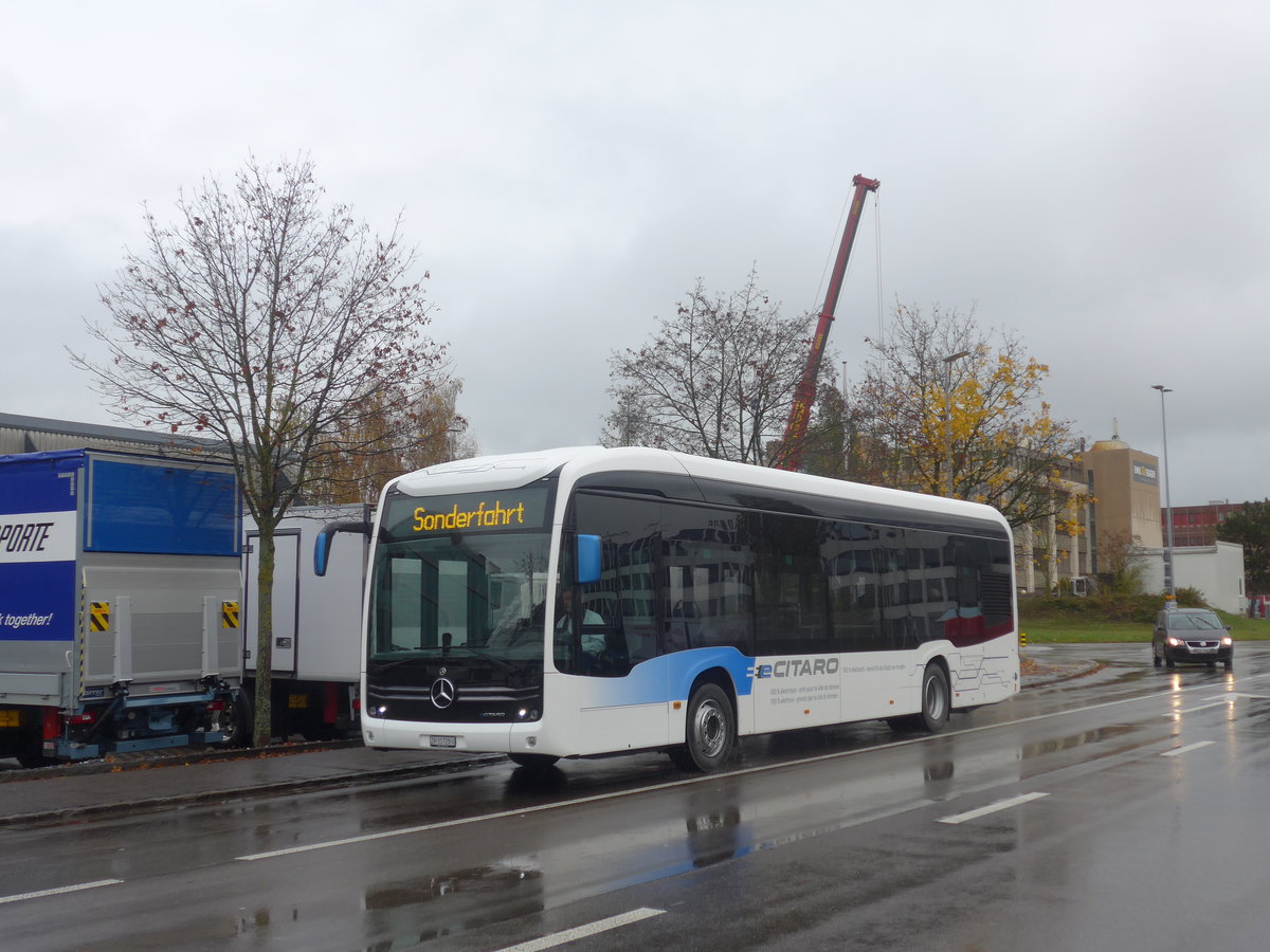 (210'826) - EvoBus, Kloten - ZH 31'728 U - Mercedes am 8. November 2019 in Kloten, Steinackerstrasse