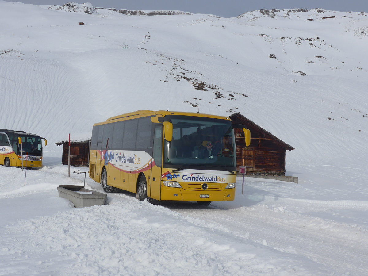 (213'158) - Grindelwaldbus, Grindelwald - Nr. 25/BE 73'249 - Mercedes am 26. Dezember 2019 auf der Bussalp