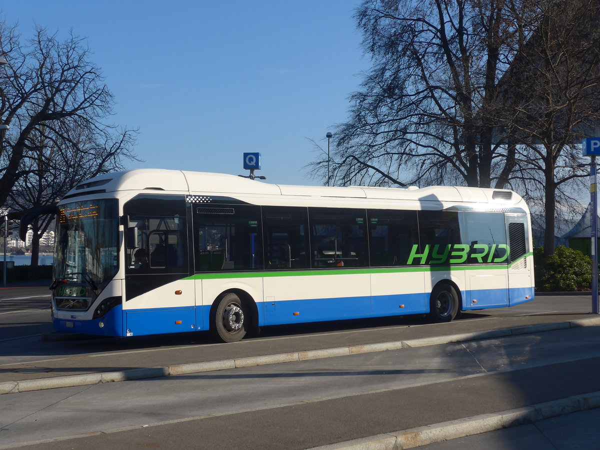(213'768) - VBL Luzern - Nr. 79/LU 250'225 - Volvo am 12. Januar 2020 beim Bahnhof Luzern