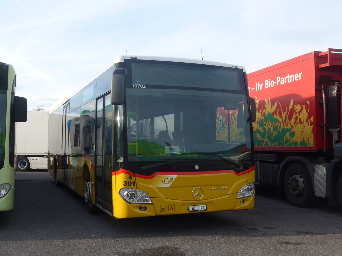 (214'229) - Faucherre, Moudon - Nr. 301/VD 1121 - Mercedes am 16. Februar 2020 in Kerzers, Interbus