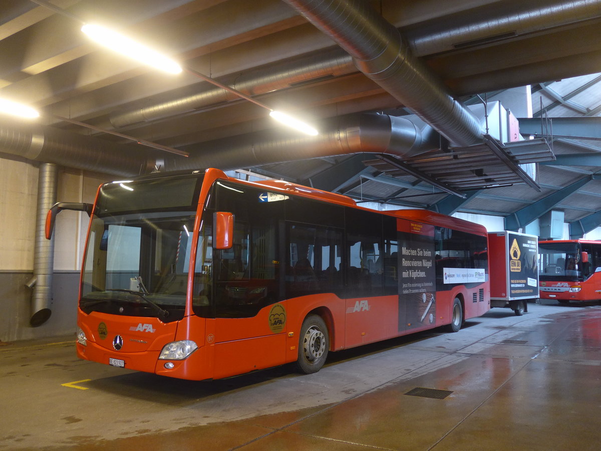 (214'541) - AFA Adelboden - Nr. 97/BE 823'927 - Mercedes am 19. Februar 2020 in Adelboden, Busstation