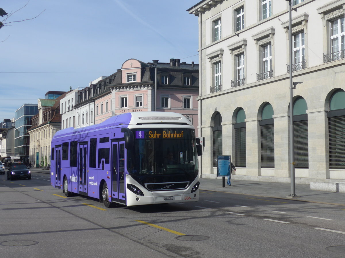(214'583) - BBA Aarau - Nr. 55/AG 17'355 - Volvo am 20. Februar 2020 beim Bahnhof Aarau