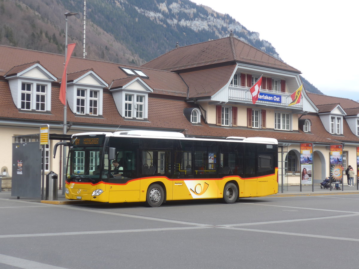 (214'848) - PostAuto Bern - BE 534'630 - Mercedes am 23. Februar 2020 beim Bahnhof Interlaken Ost