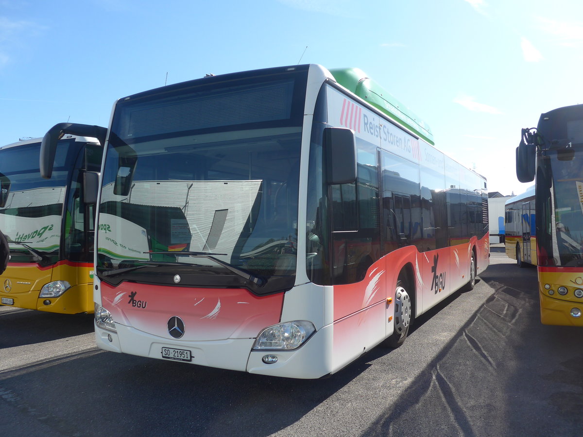 (215'235) - BGU Grenchen - Nr. 29/SO 21'951 - Mercedes am 15. Mrz 2020 in Kerzers, Interbus