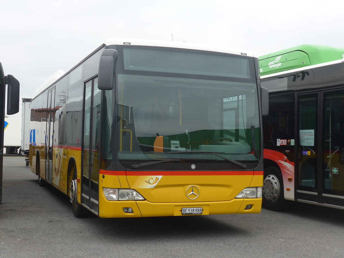 (215'434) - PostAuto Bern - BE 538'988 - Mercedes (ex BE 637'781) Mercedes am 22. Mrz 2020 in Kerzers, Interbus