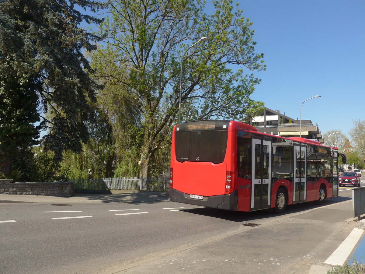 (216'392) - Bernmobil, Bern - Nr. 435/BE 843'435 - Mercedes am 22. April 2020 in Belp, Bahnhofstrasse