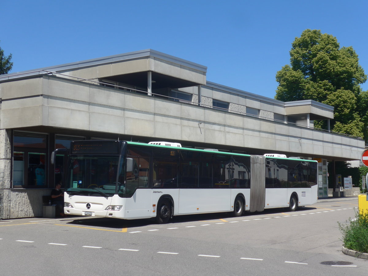 (217'148) - Intertours, Domdidier - Nr. 207/FR 300'470 - Mercedes (ex Zeretzke, D-Castrop-Rauxel Nr. 43) am 21. Mai 2020 in Aarberg, Post/Bahnhof