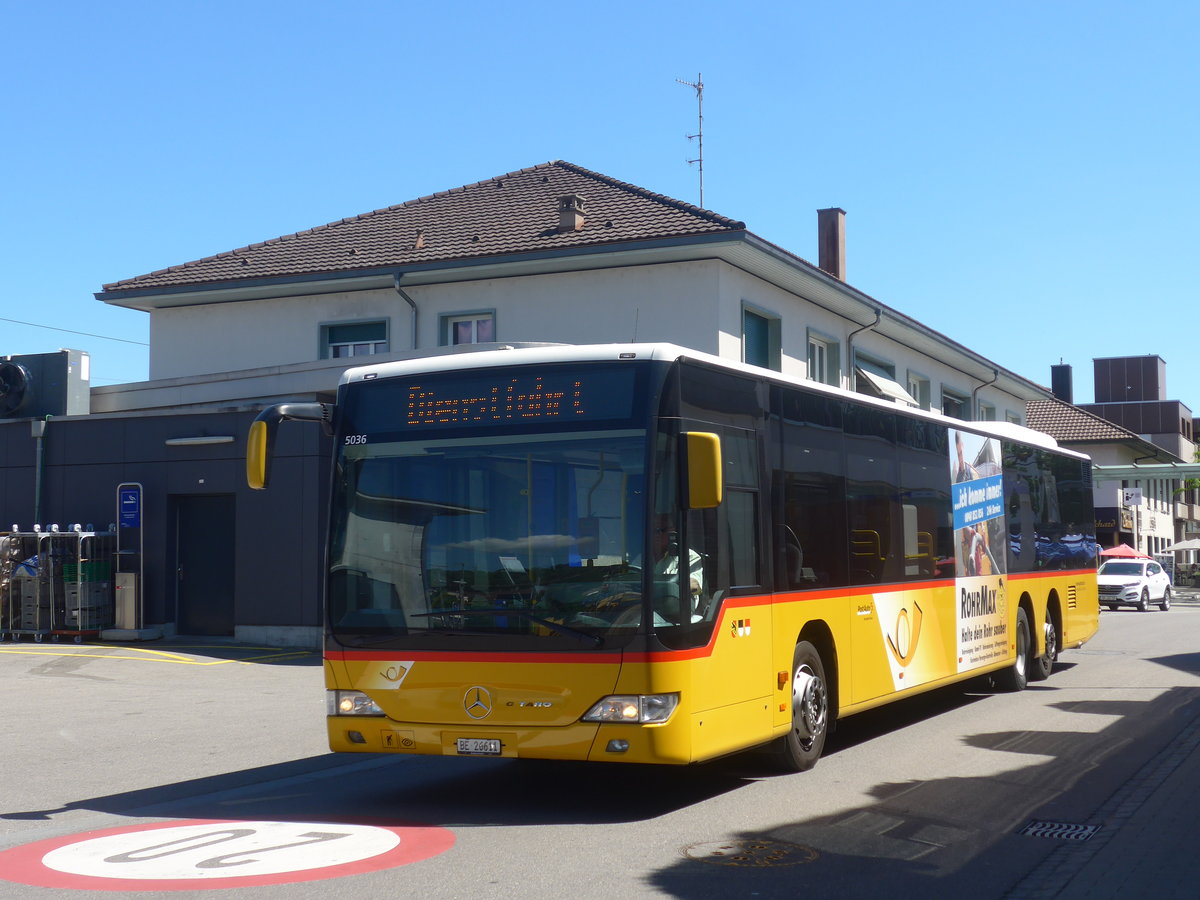 (217'168) - AVA Aarberg - Nr. 1/BE 26'611 - Mercedes am 21. Mai 2020 beim Bahnhof Lyss