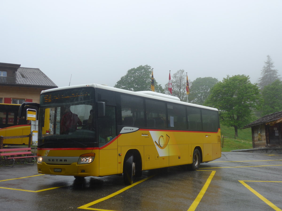 (217'627) - PostAuto Bern - BE 401'263 - Setra (ex AVG Meiringen Nr. 63) am 7. Juni 2020 auf der Schwarzwaldalp