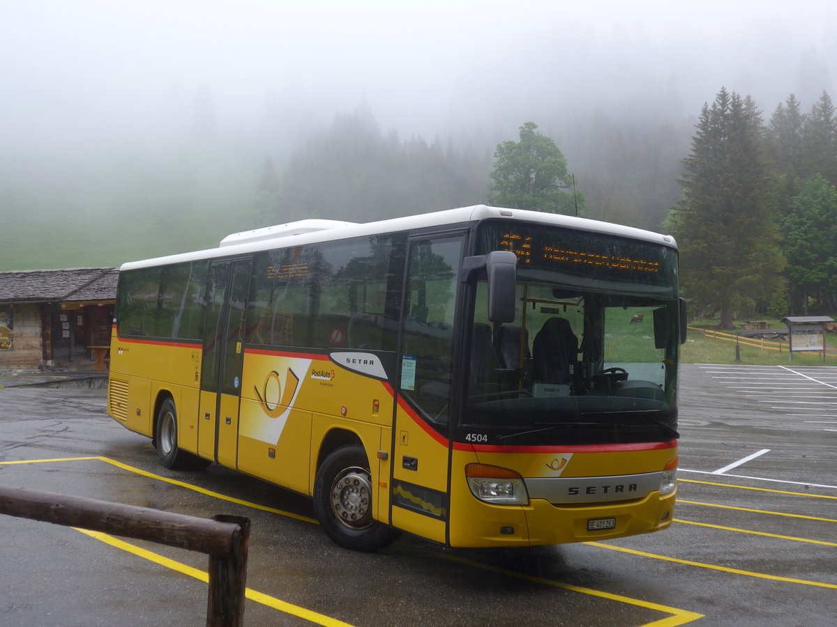 (217'629) - PostAuto Bern - BE 401'263 - Setra (ex AVG Meiringen Nr. 63) am 7. Juni 2020 auf der Schwarzwaldalp