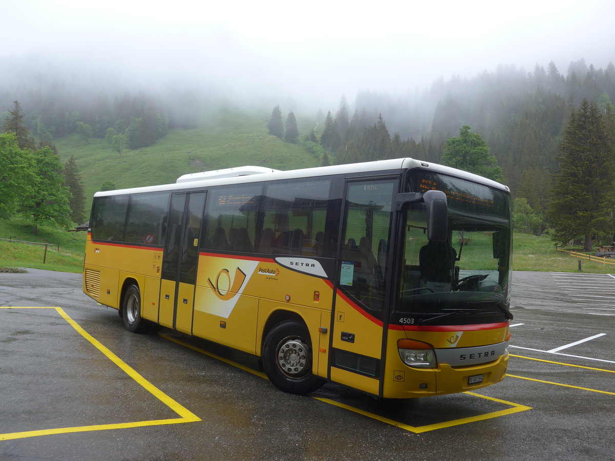 (217'634) - PostAuto Bern - BE 401'263 - Setra (ex AVG Meiringen Nr. 63) am 7. Juni 2020 auf der Schwarzwaldalp