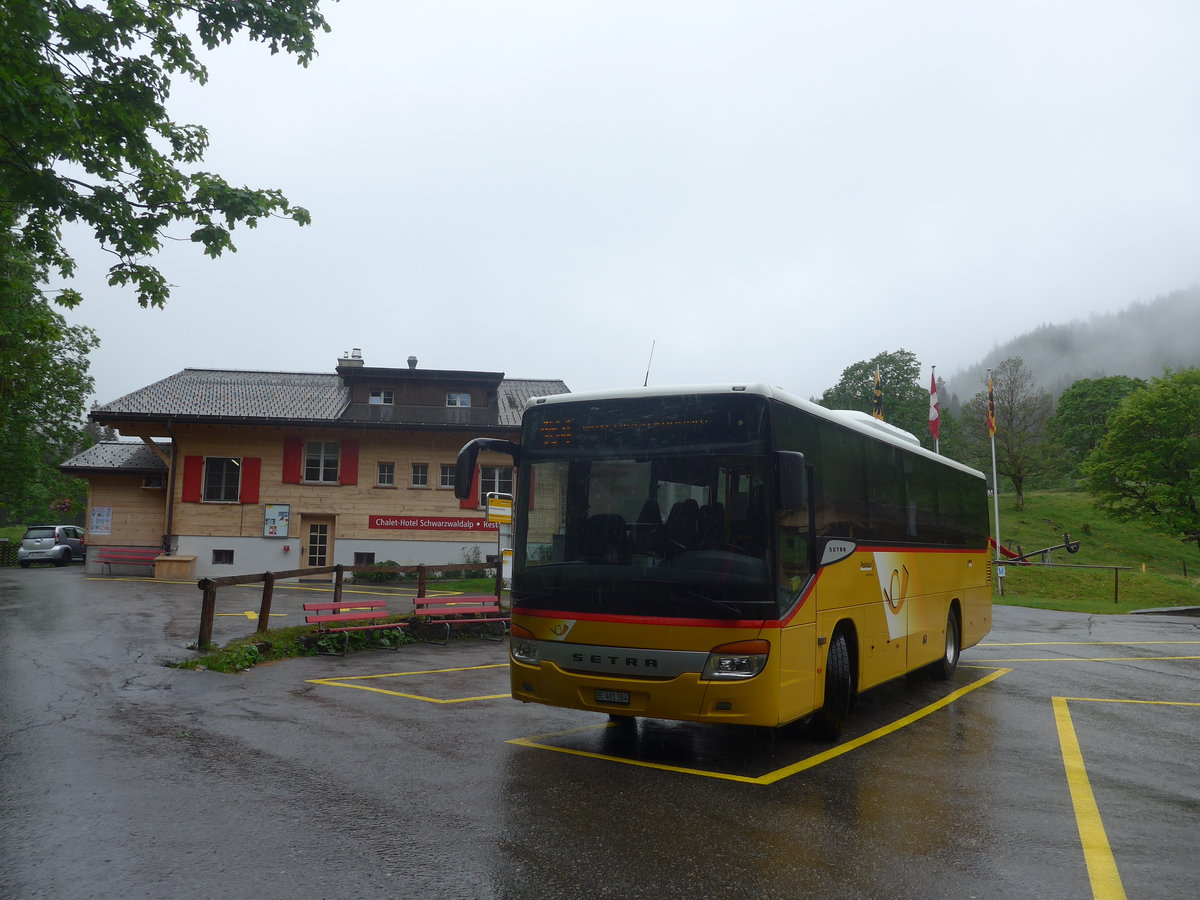 (217'635) - PostAuto Bern - BE 401'263 - Setra (ex AVG Meiringen Nr. 63) am 7. Juni 2020 auf der Schwarzwaldalp