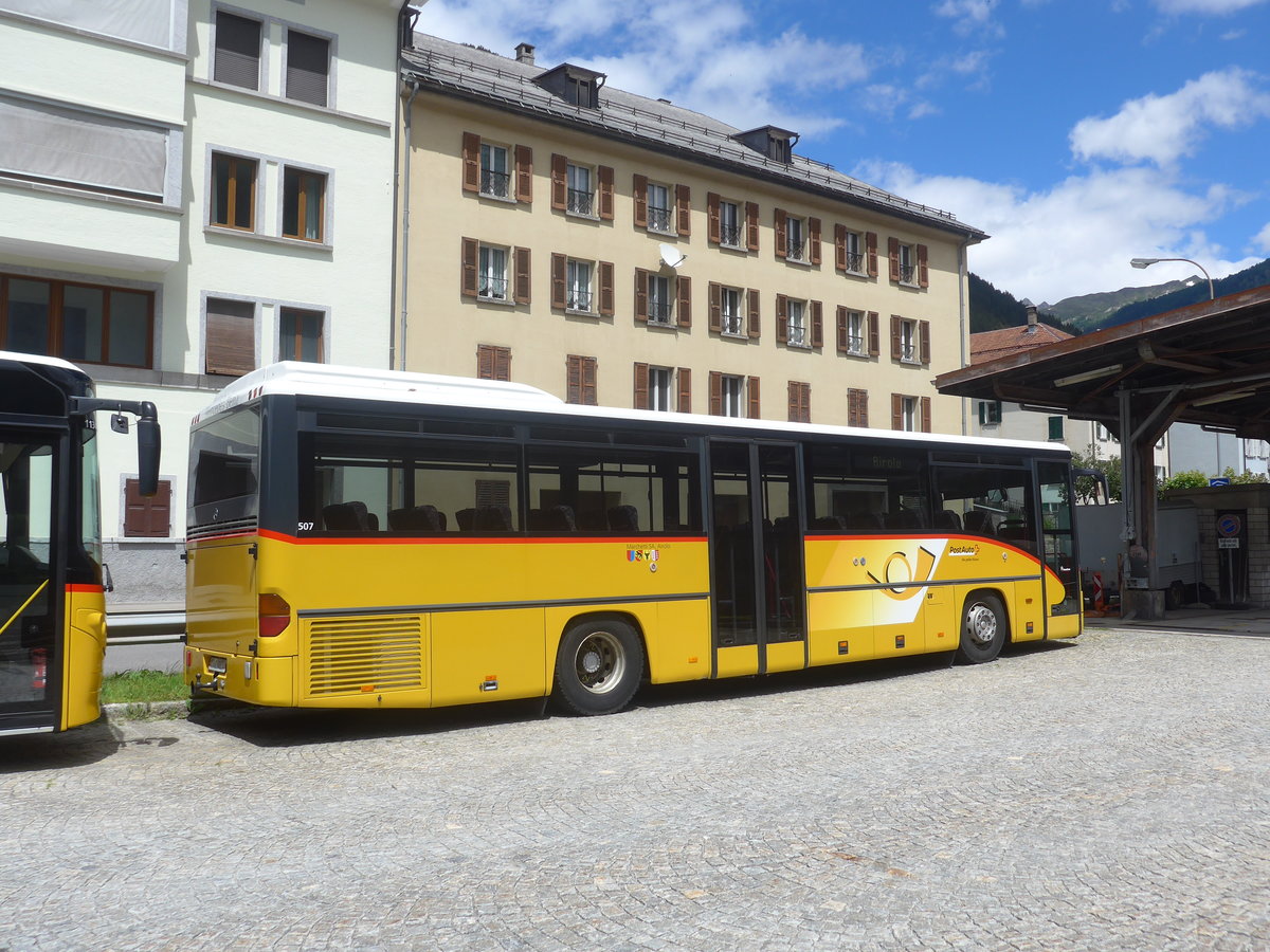(218'108) - Marchetti, Airolo - TI 239'834 - Mercedes (ex AVG Meiringen Nr. 70) am 21. Juni 2020 beim Bahnhof Airolo