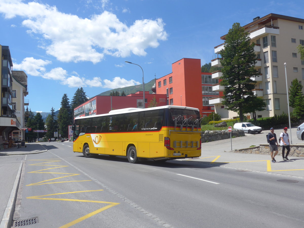 (218'913) - PostAuto Graubnden - GR 168'606 - Setra am 20. Juli 2020 beim Bahnhof Davos Dorf