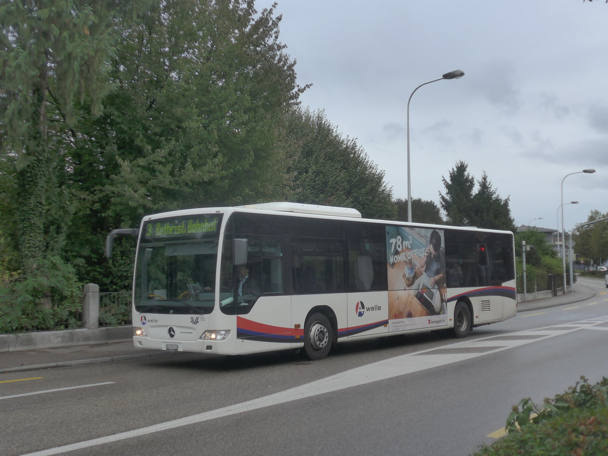 (221'323) - Limmat Bus, Dietikon - AG 370'313 - Mercedes (ex BDWM Bremgarten Nr. 13) am 25. September 2020 beim Bahnhof Zofingen