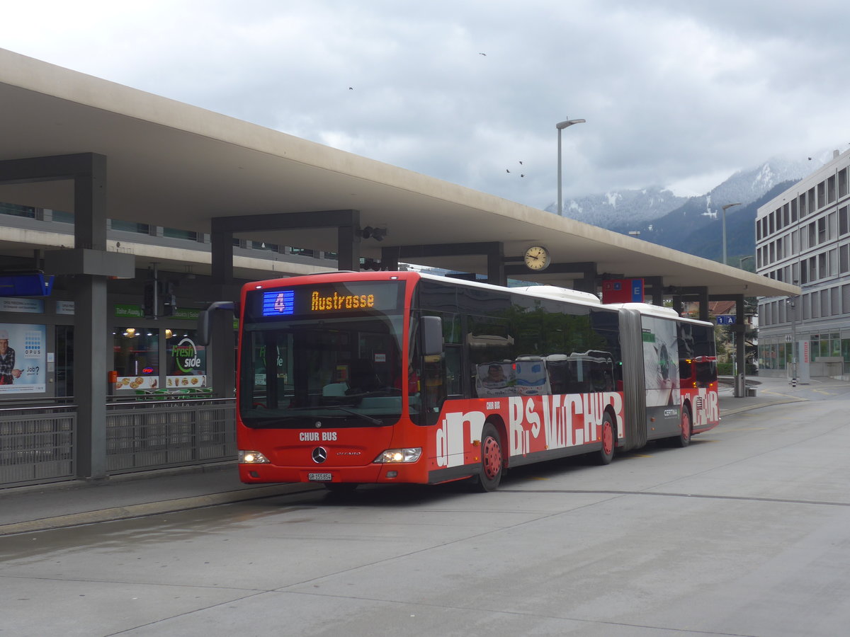 (221'447) - SBC Chur - Nr. 54/GR 155'854 - Mercedes am 26. September 2020 beim Bahnhof Chur