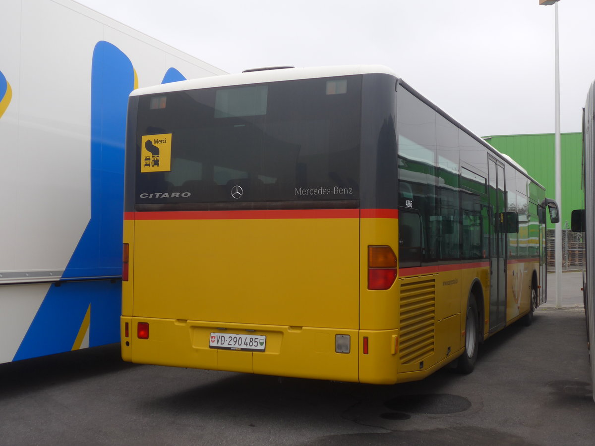 (222'902) - CarPostal Ouest - VD 290'485 - Mercedes (ex Geinoz, Yverdon) am 29. November 2020 in Kerzers, Interbus