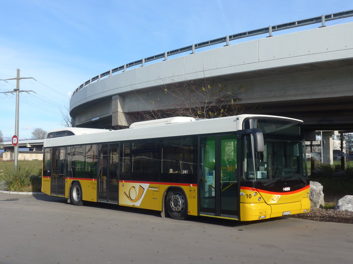 (223'104) - PostAuto Bern - Nr. 10/BE 673'731 - Hess (ex Klopfstein, Laupen Nr. 10) am 26. Dezember 2020 in Kerzers, Interbus