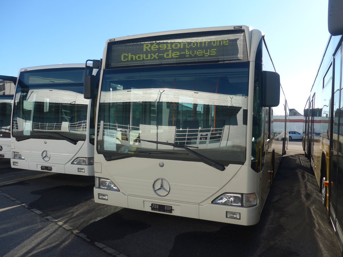 (223'670) - Interbus, Yverdon - Nr. 212 - Mercedes (ex BSU Solothurn Nr. 41) am 21. Februar 2021 in Kerzers, Interbus