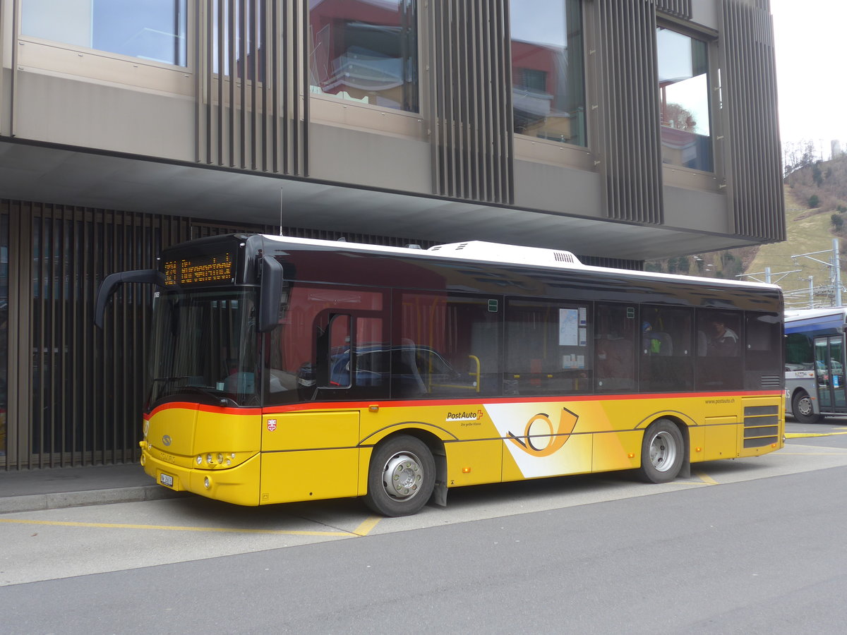 (224'422) - PostAuto Zentralschweiz - NW 26'676 - Solaris am 27. Mrz 2021 beim Bahnhof Stansstad