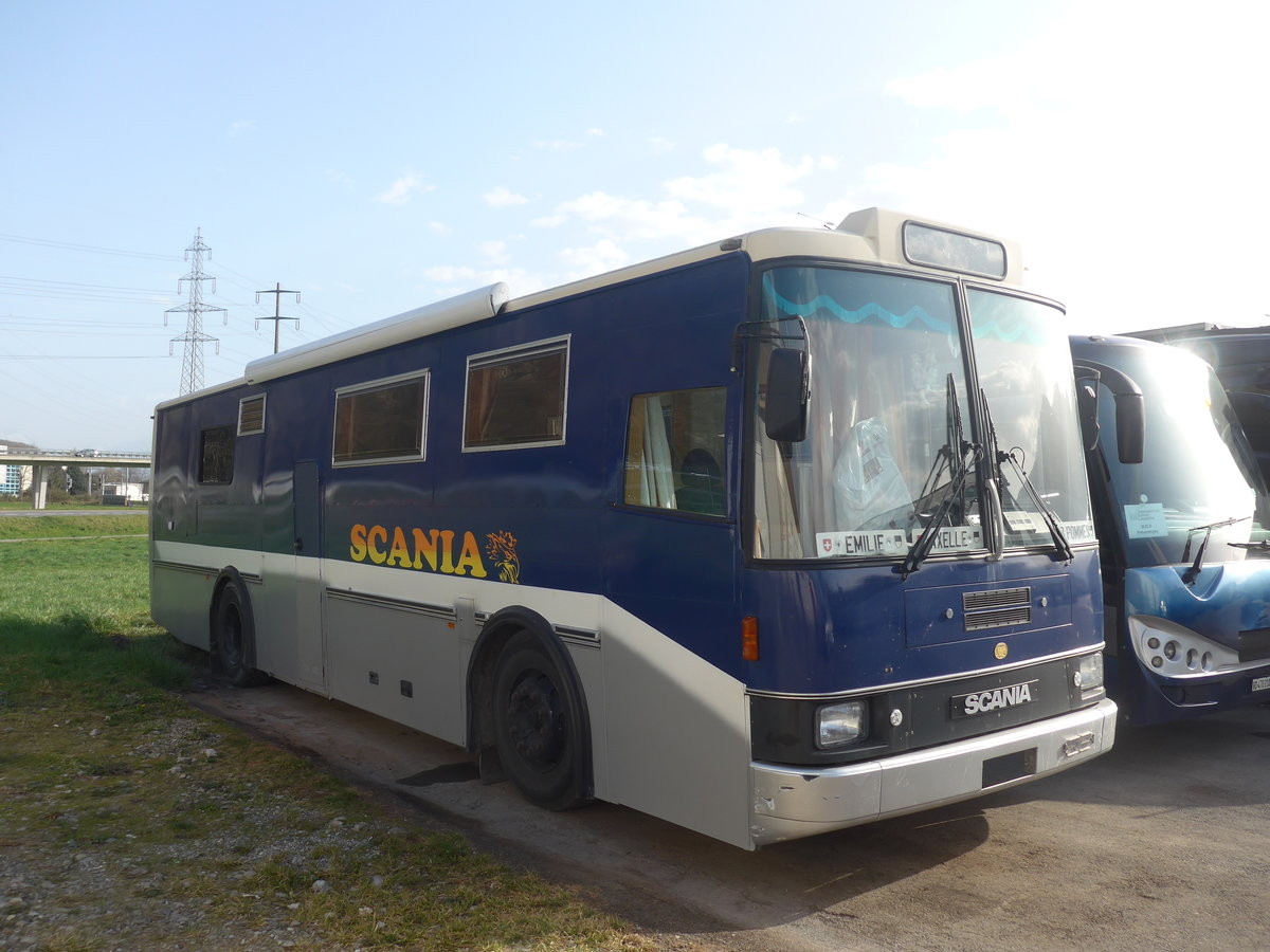 (224'782) - ??? - Scania/Lauber (ex Dubuis, Savise) am 2. April 2021 in Rennaz, Scania