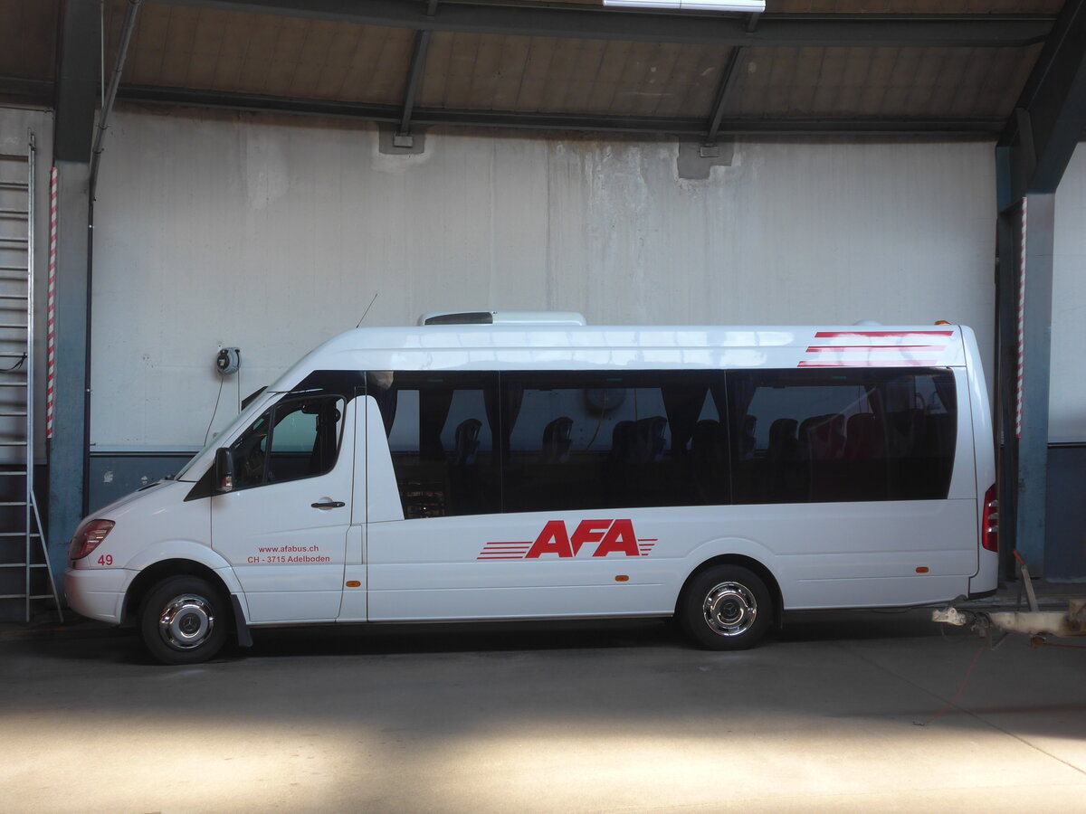 (225'916) - AFA Adelboden - Nr. 49/BE 759'568 - Mercedes (ex Bergmann, Adelboden) am 16. Juni 2021 in Adelboden, Busstation