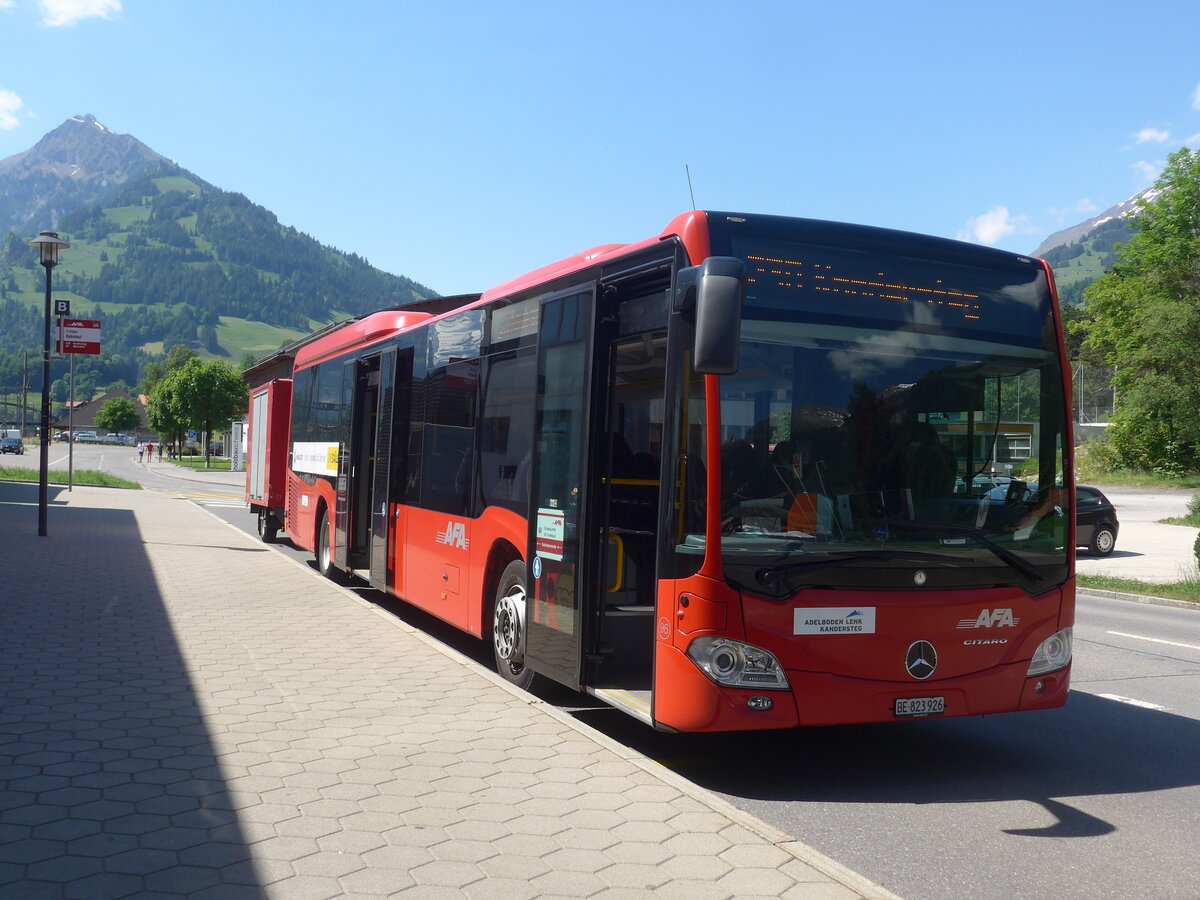(225'926) - AFA Adelboden - Nr. 96/BE 823'926 - Mercedes am 16. Juni 2021 beim Bahnhof Frutigen