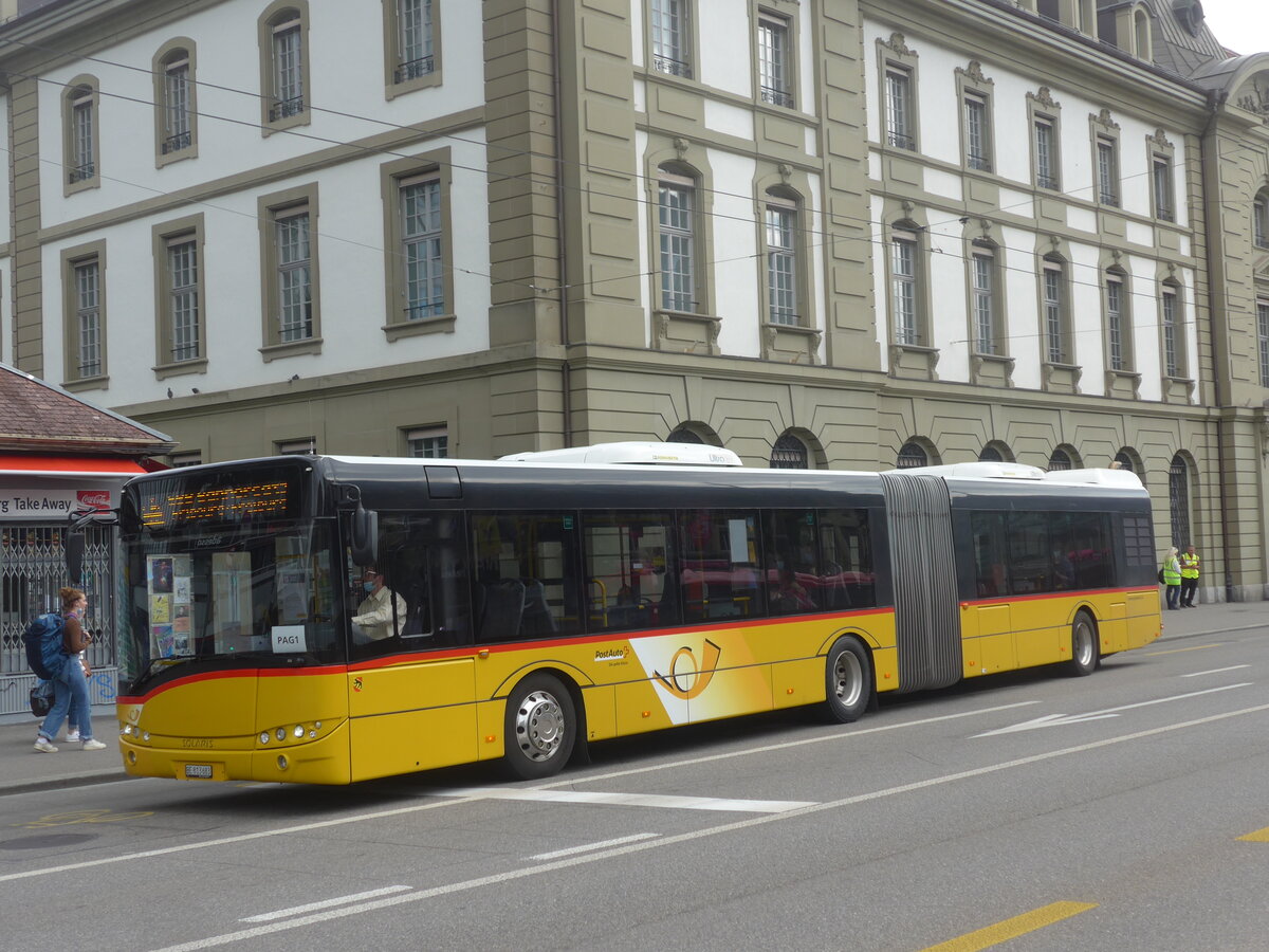 (226'307) - PostAuto Bern - Nr. 10'310/BE 813'683 - Solaris (ex Nr. 683) am 11. Juli 2021 beim Bahnhof Bern