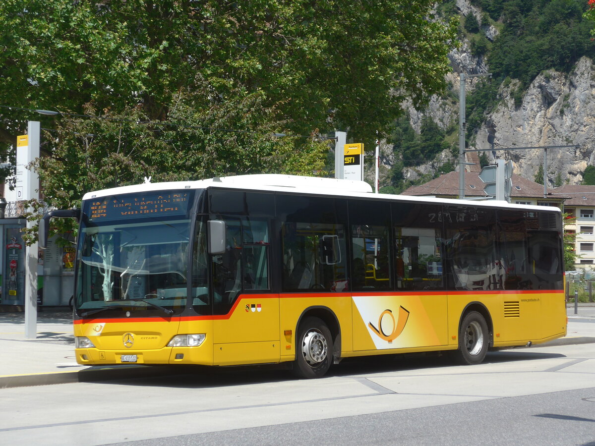 (226'388) - PostAuto Bern - BE 610'532 - Mercedes am 11. Juli 2021 beim Bahnhof Interlaken West