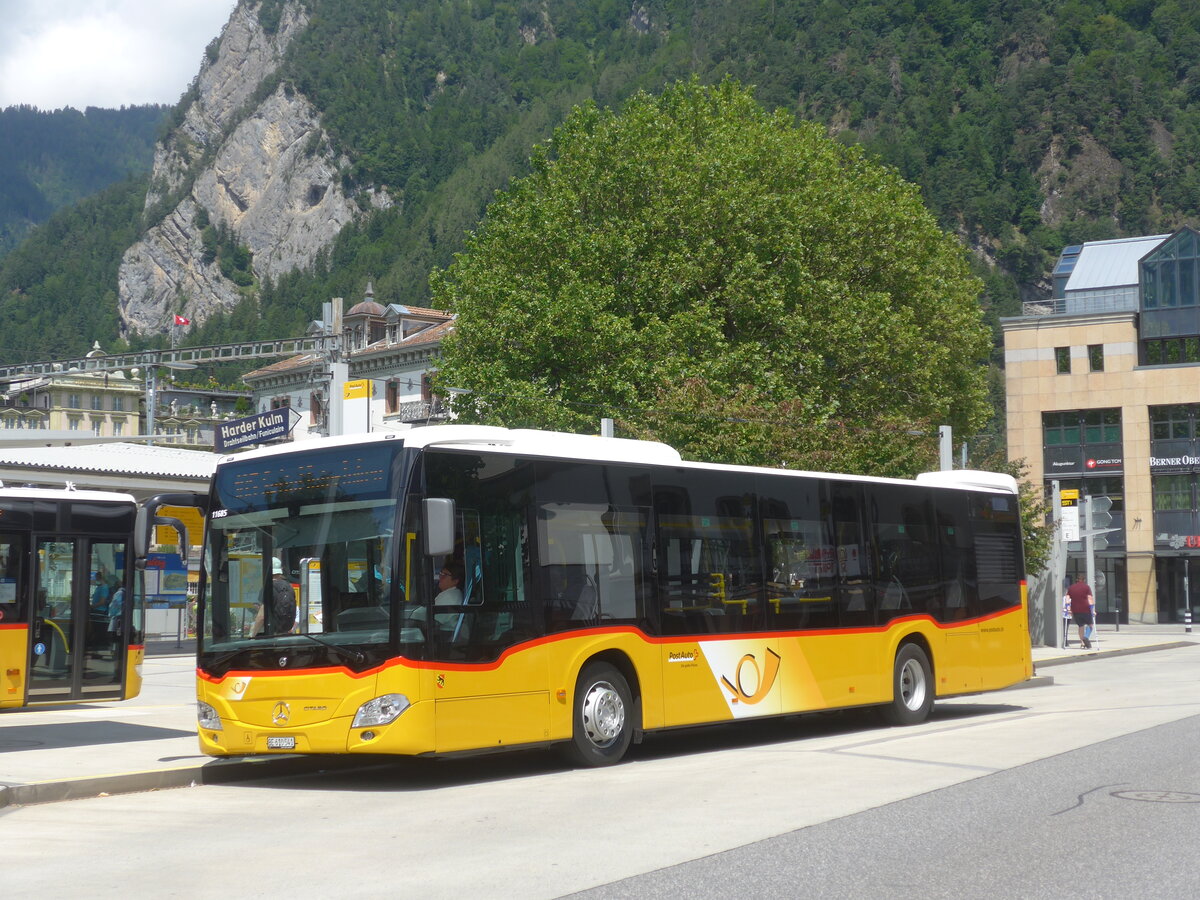 (226'391) - PostAuto Bern - BE 610'541 - Mercedes am 11. Juli 2021 beim Bahnhof Interlaken West